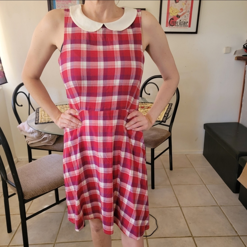 Levi's Plaid Dress XS